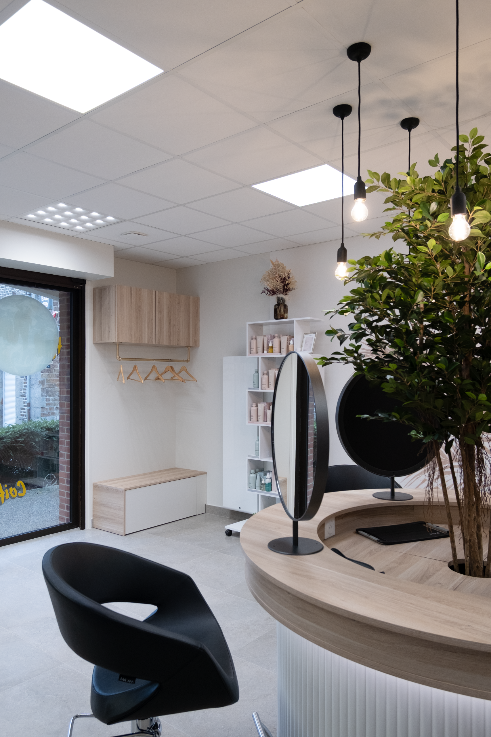 Agencement d'un salon de coiffure