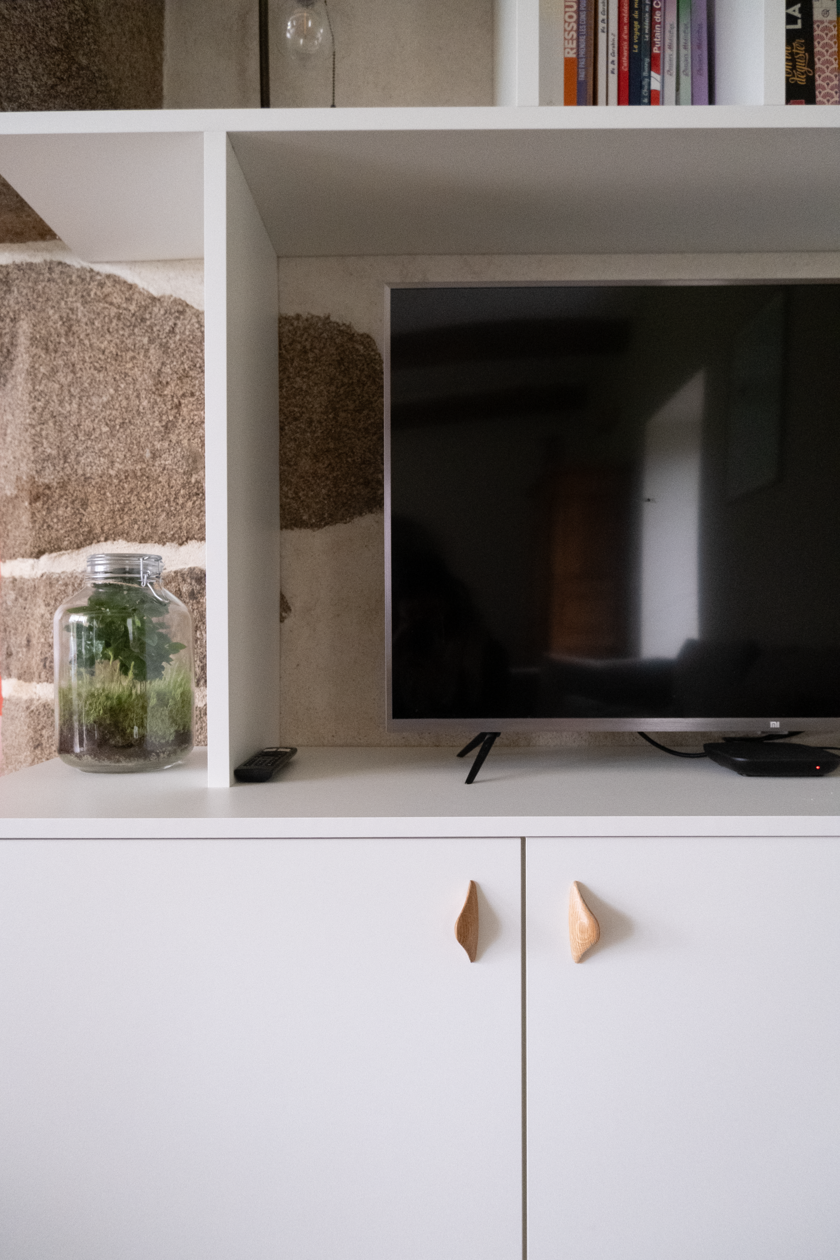 Bibliothèque - meuble tv sur mesure