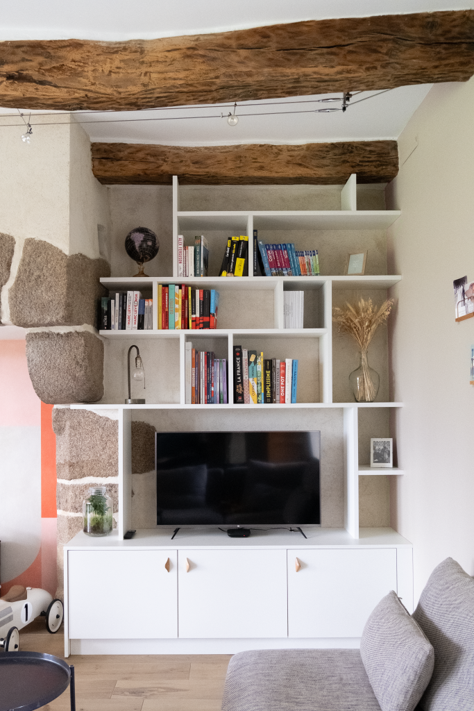 Bibliothèque - meuble tv sur mesure